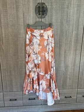 We Are Kindred Frenchie Bias Skirt - Peach Blossom